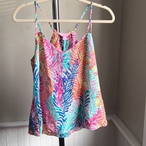 Lilly Pulitzer silk tank